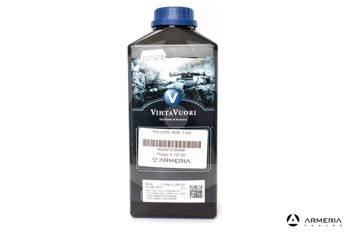 Polvere da ricarica VihtaVuori serie numero 500 tipo N540