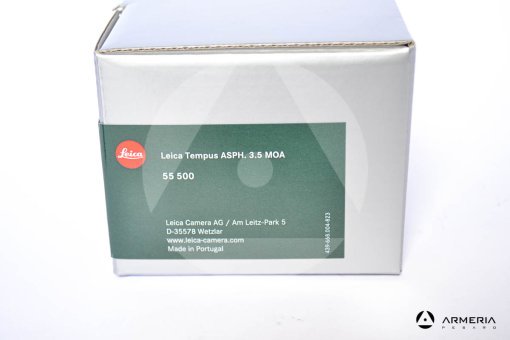 Punto rosso puntatore Leica Tempus ASPH. 3.5 MOA #55500 imballo Punto rosso puntatore Leica Tempus ASPH. 3.5 MOA #55500 imballo