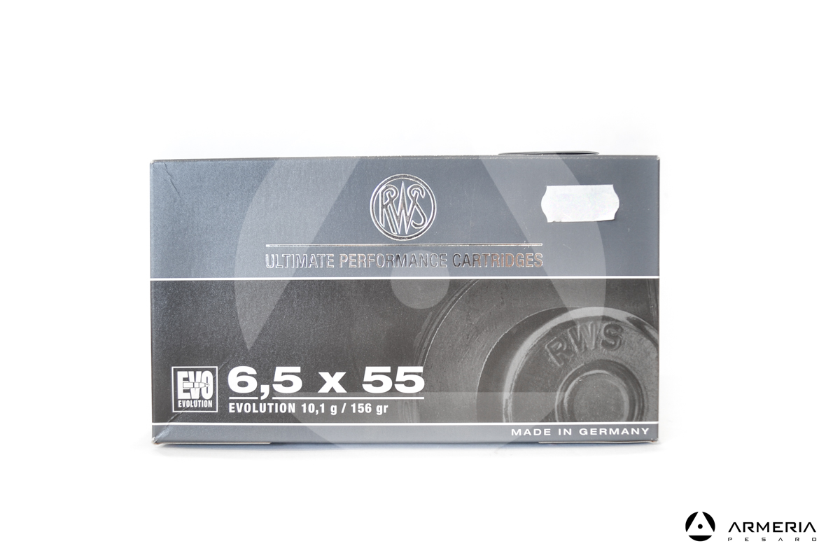RWS Evolution Power Bonded calibro 6.5x55 156 grani - 20 cartucce