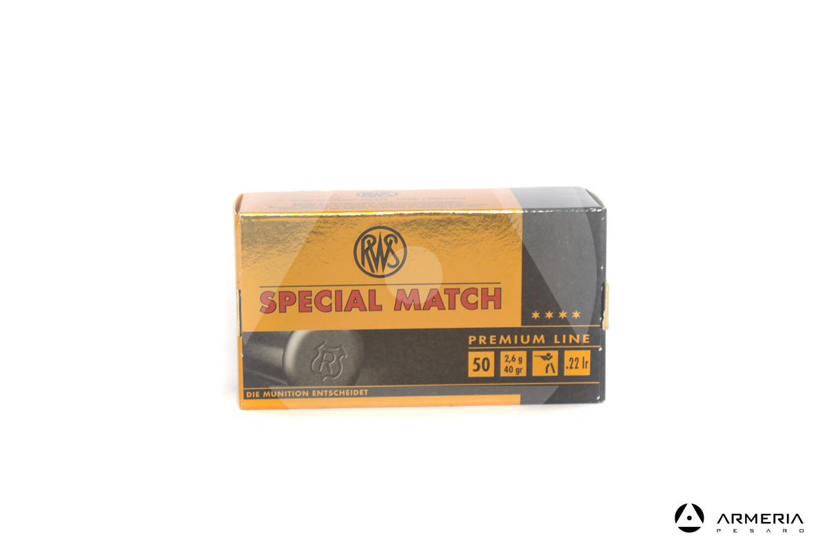 RWS Special Match calibro 22 LR Long Rifle - 40 grani - 50 cartucce