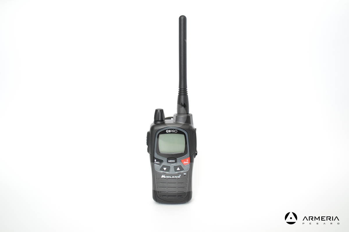 Radio trasmettitore walkie talkie Midland G9 PRO Dual Band vista 1 Radio trasmettitore walkie talkie Midland G9 PRO Dual Band vista 1