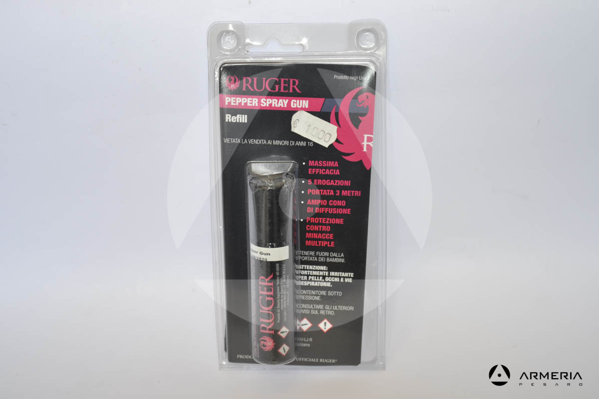 Ricarica spray per pistola al peperoncino Ruger 5 erogazioni