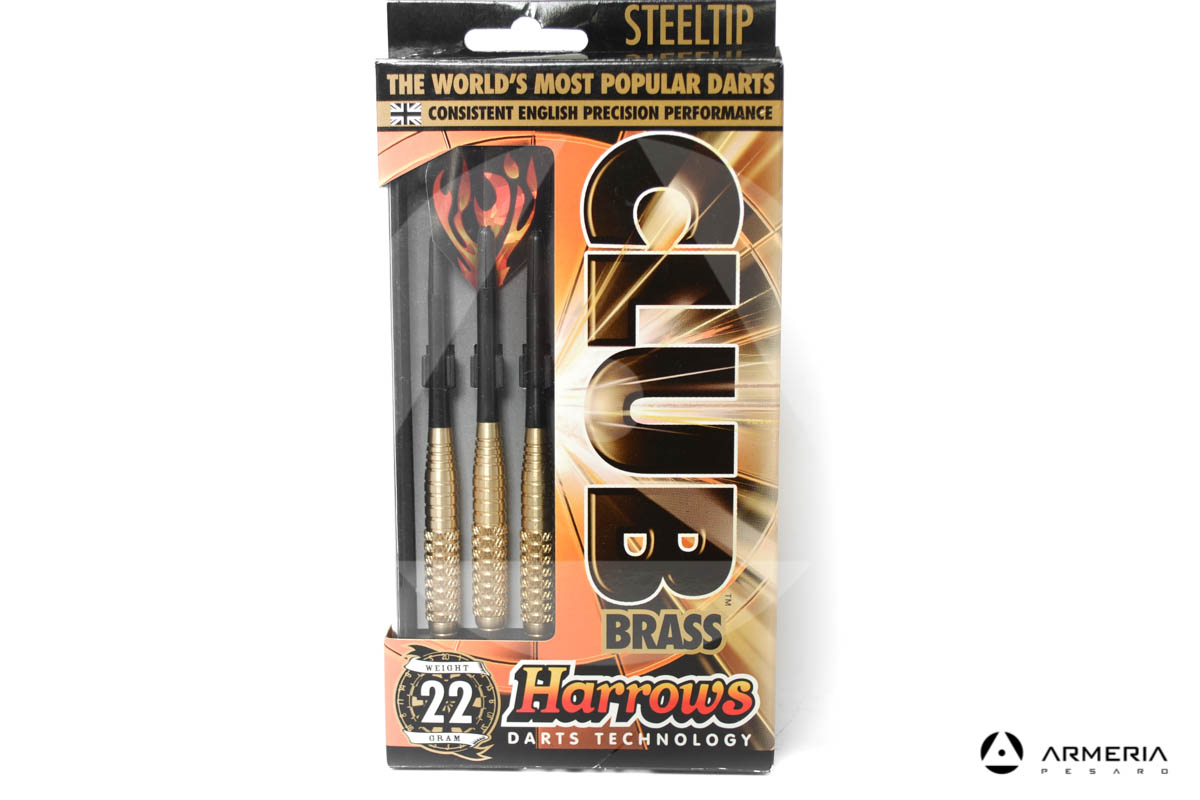Set 3 Dardi Club Brass Harrows - 22 grammi