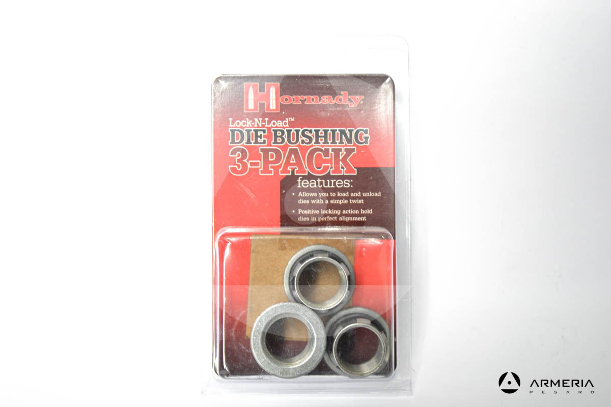 Set 3 boccole Hornady per pressa Lock-N-Load