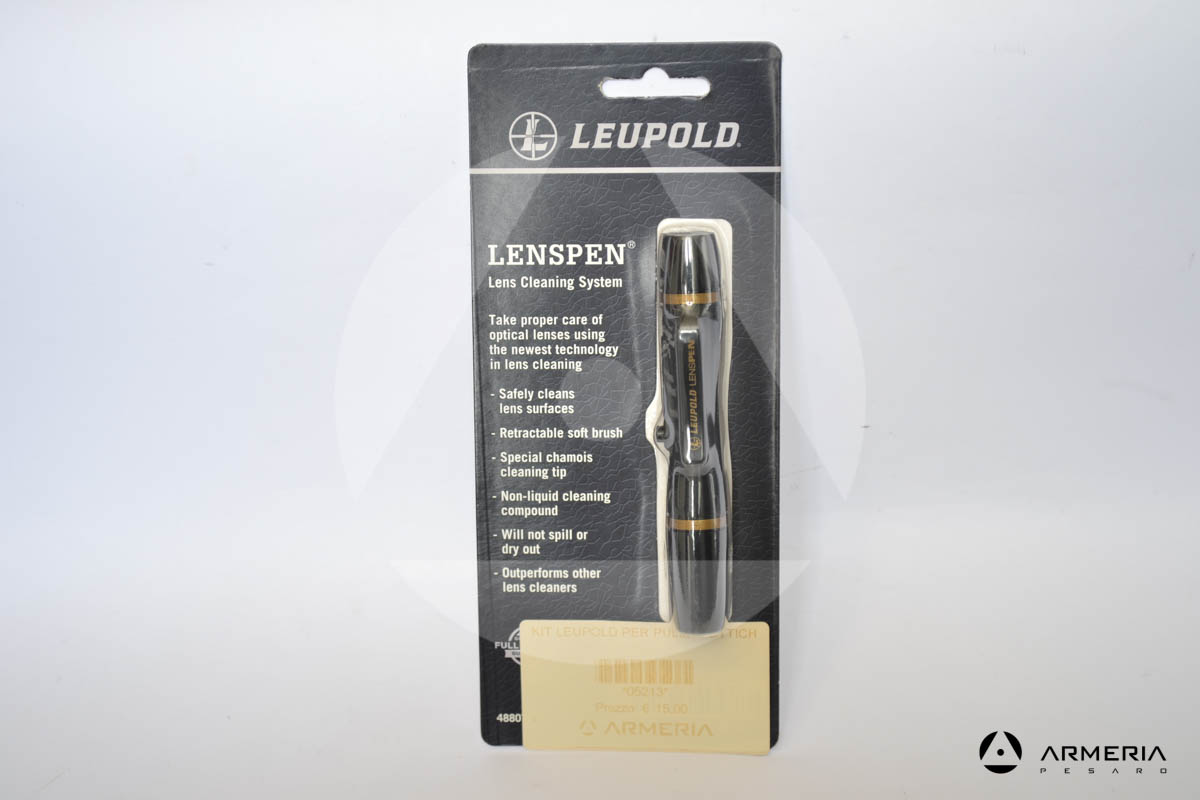 Sistema di pulizia lenti lenspen Leupold per ottiche