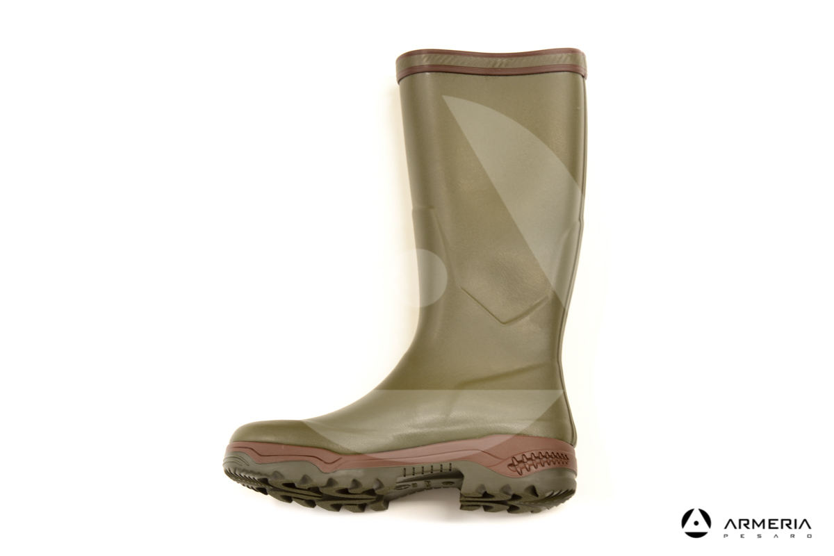 Stivale da caccia Aigle Parcours 2 Kaki logo France taglia 43 lato Stivale da caccia Aigle Parcours 2 Kaki logo France taglia 43 lato