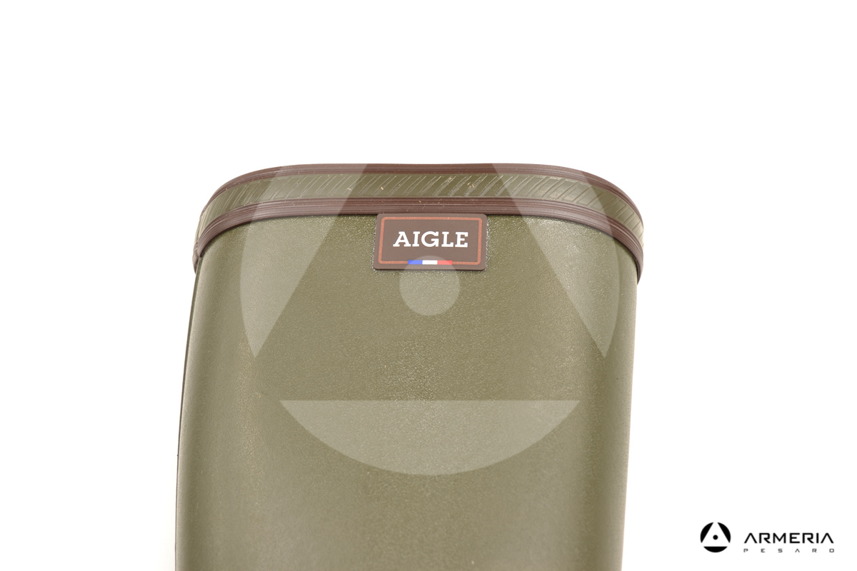 Stivale da caccia Aigle Parcours 2 Kaki logo France taglia 43 logo Stivale da caccia Aigle Parcours 2 Kaki logo France taglia 43 logo