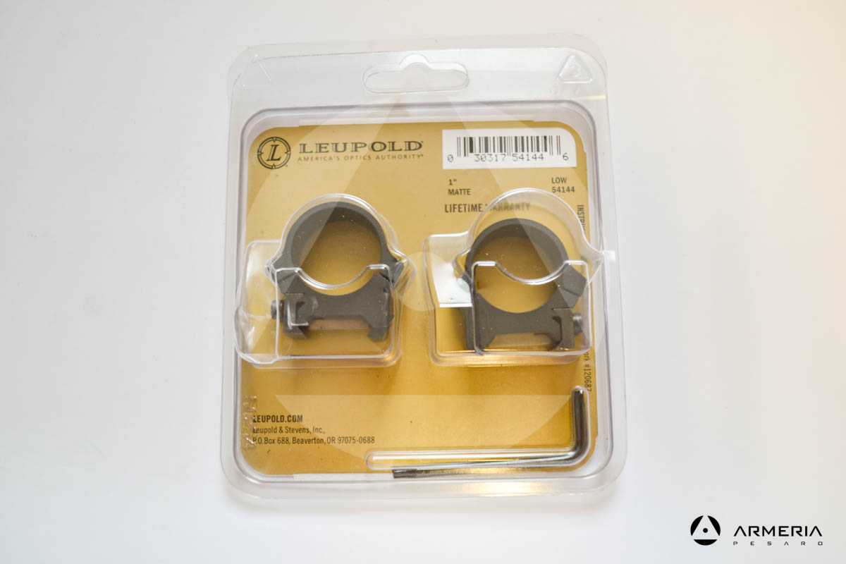 Supporti ad anello Leupold PRW Precision Rings 1" low matte #54144-0