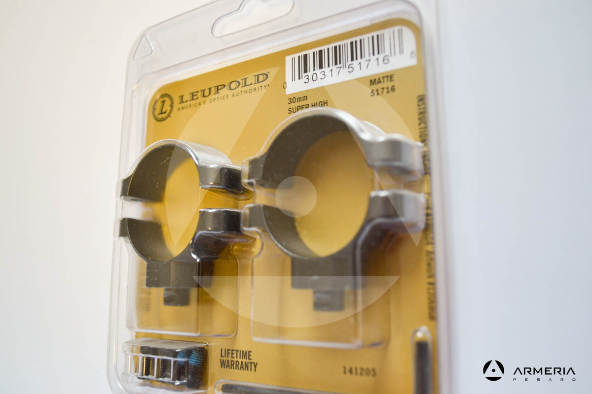 Supporti ad anello Leupold QR quick release Rings 30 mm super high matte #51716-1
