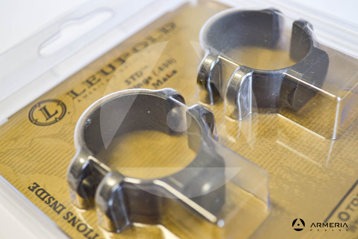 Supporti ad anello Leupold STD Standard Rings .650 low matte #49898-1