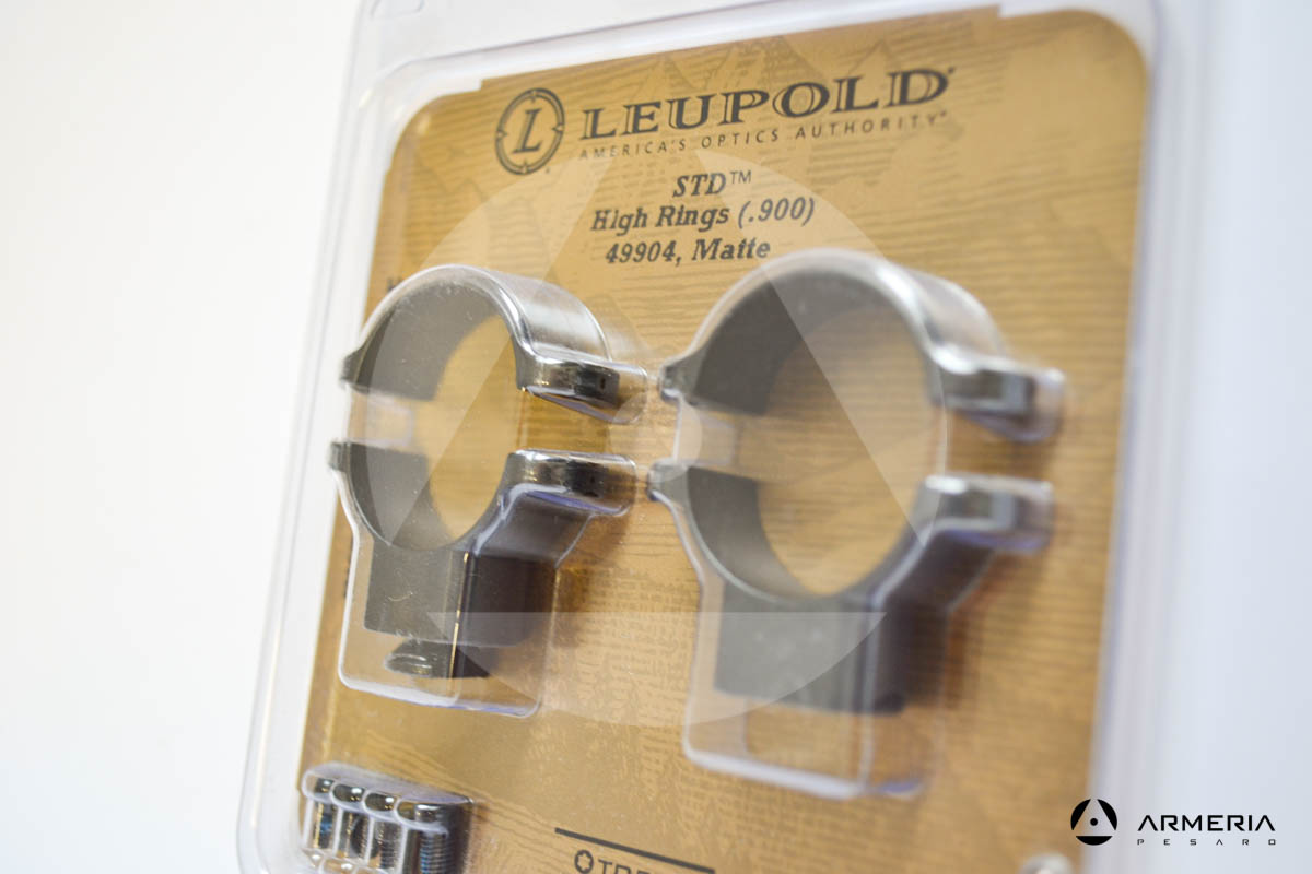 Supporti ad anello Leupold STD Standard Rings .900 high matte #49904-1