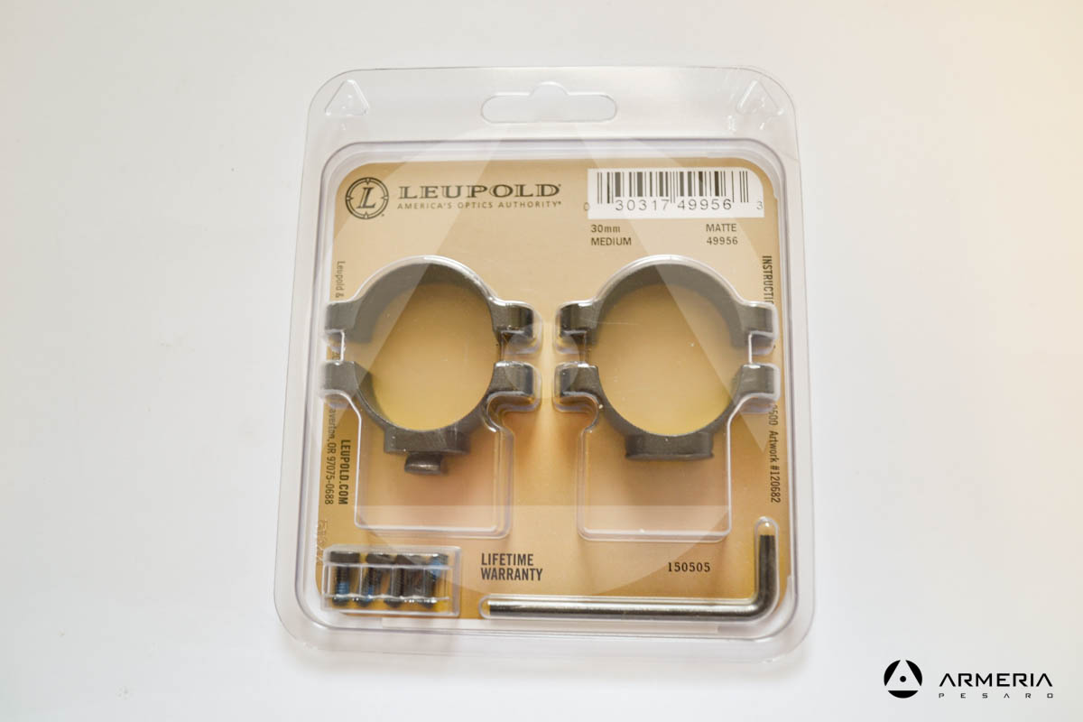 Supporti ad anello Leupold STD Standard Rings 30 mm medium matte #49956-0