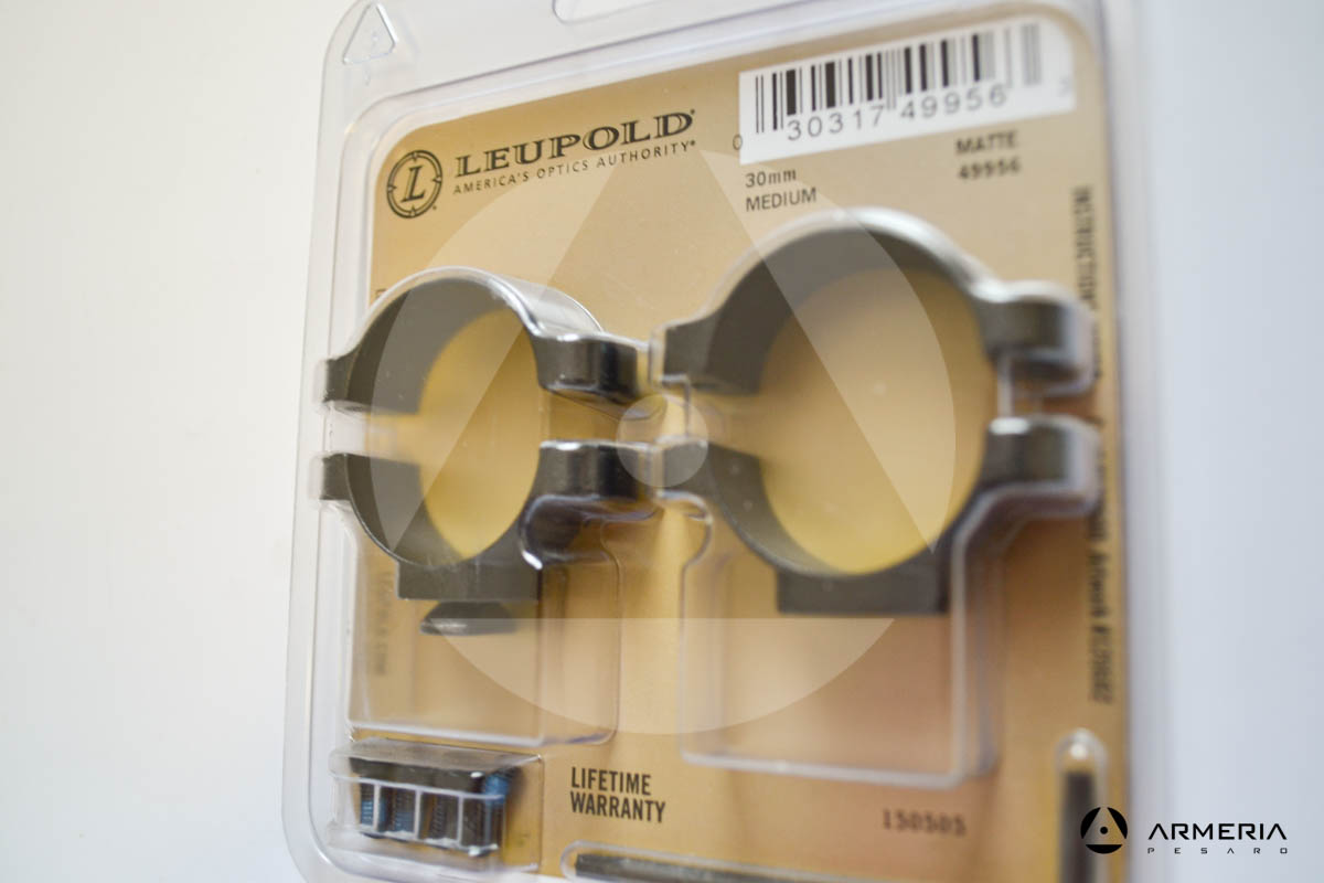 Supporti ad anello Leupold STD Standard Rings 30 mm medium matte #49956-1