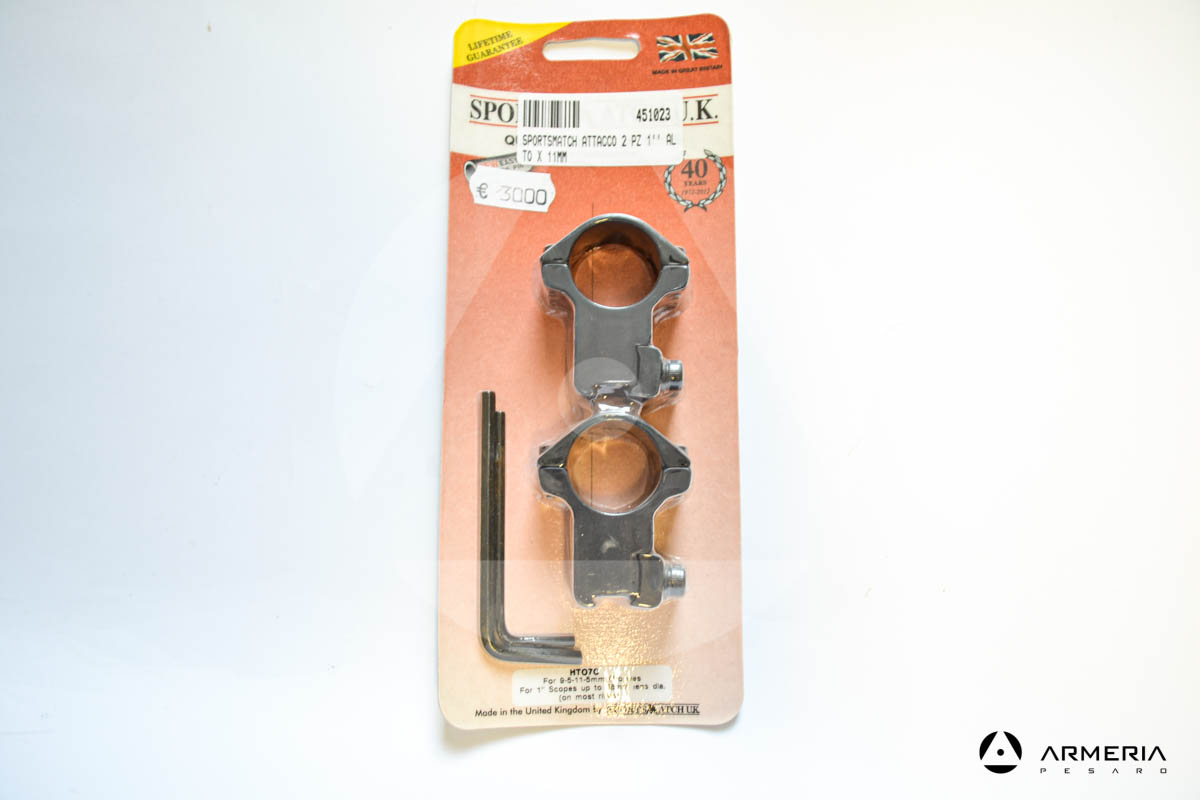 Supporti ad anello Sports Match UK slitta 11 mm - 1" high-0