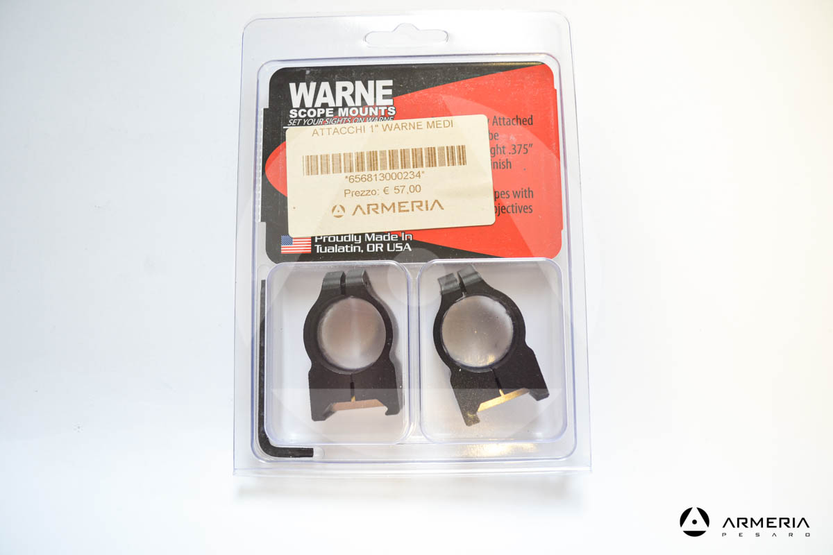 Supporti ad anello Warne Scope Mounts slitta Weaver - 1" medium-0