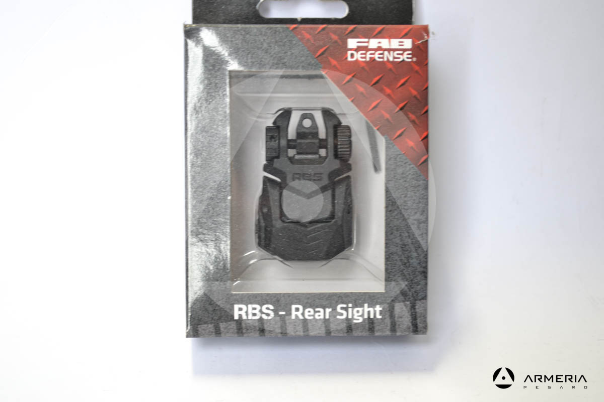 Tacca di mira FAB Defense RBS abbattibile per slitta