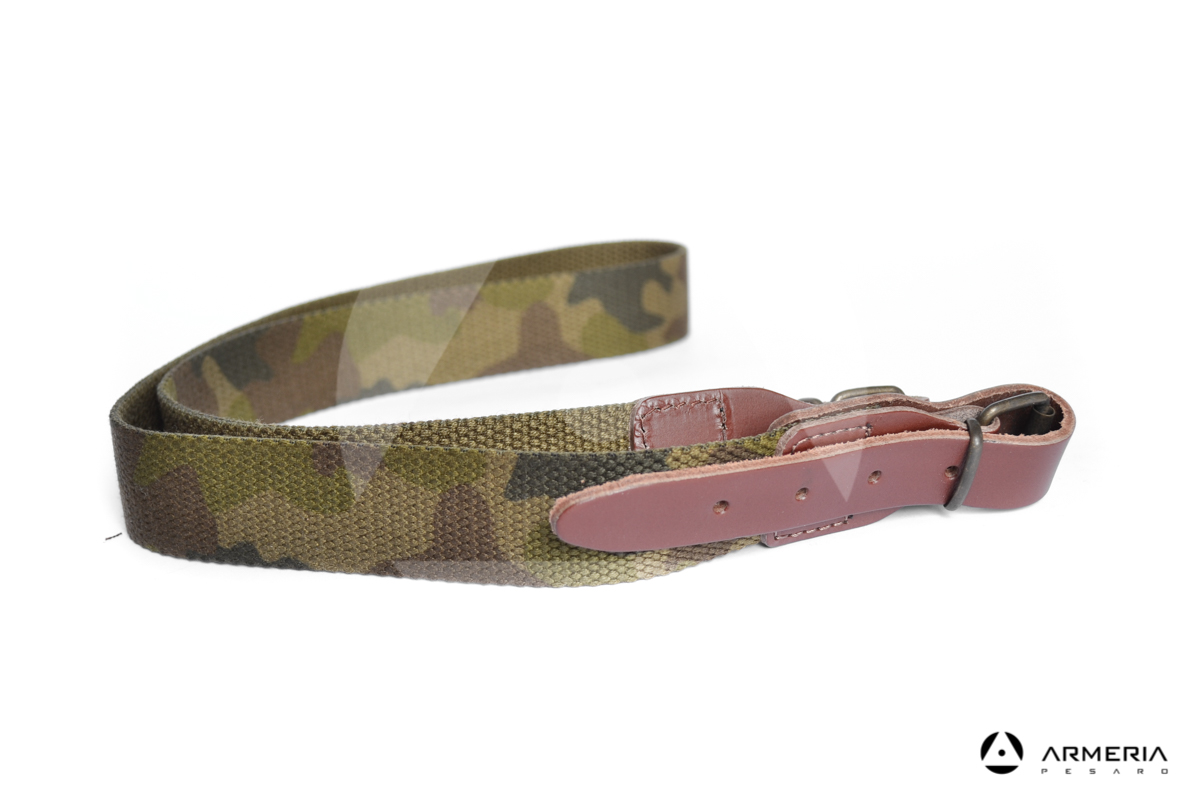 Tracolla Venturini per fucile mimetica lato