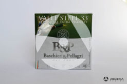B&P Baschieri e Pellagri Velle Steel 33 Magnum Extra Velocity calibro 12 - Piombo 3 - 25 cartucce fronte