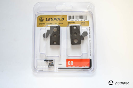 Base per anelli Leupold QR Quick Release Browning Bar - matte #51223-0