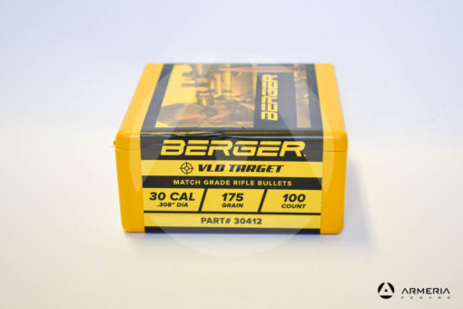 Palle ogive Berger VLD Target calibro 30 - 175 grani - 100 pezzi -1