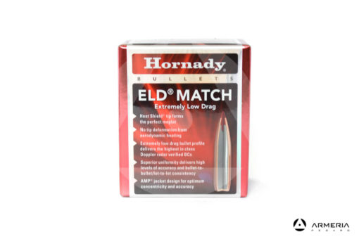 Palle ogive Hornady ELD Match calibro 30 .308" - 178 grani - 100 pezzi #30713