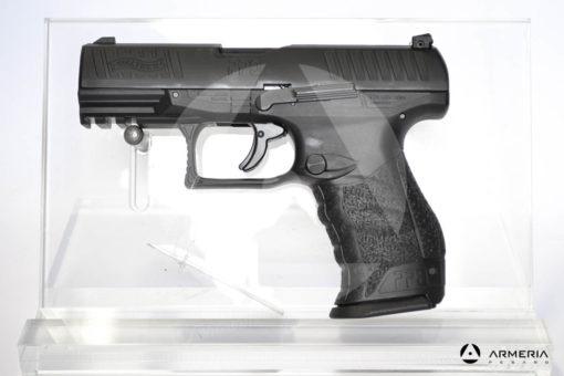 Pistola Walther PPQ T4E calibro 43 ad aria compressa di libera vendita lato