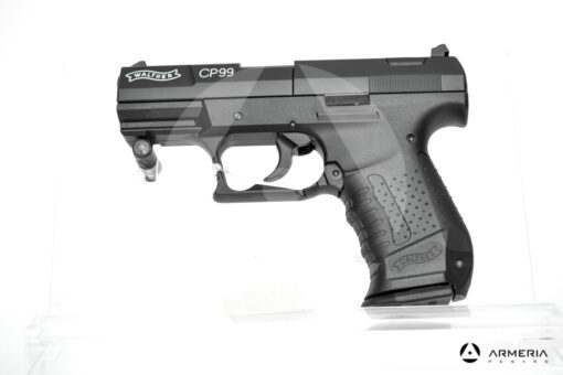 Pistola semiautomatica CO2 Walther modello CP99 calibro 4.5 black