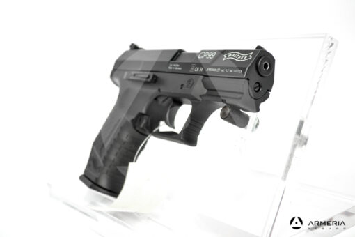 Pistola semiautomatica CO2 Walther modello CP99 calibro 4.5 black mirino