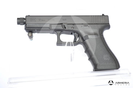 Pistola semiautomatica Glock modello 17FTO Gem 4 calibro 9x21 con 2 caricatori canna 5 Sportiva
