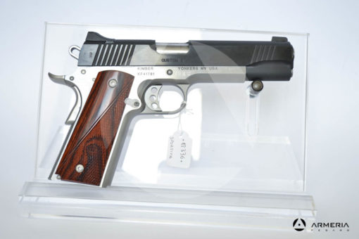 Pistola semiautomatica Kimber modello Custom 2 Bicolor calibro 9x21 con 1 caricatore canna 5" Sportiva lato