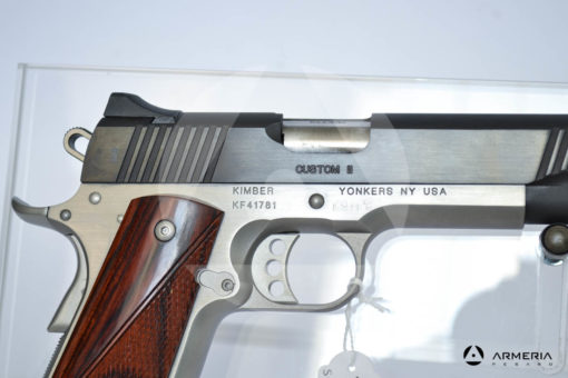 Pistola semiautomatica Kimber modello Custom 2 Bicolor calibro 9x21 con 1 caricatore canna 5" Sportiva macro
