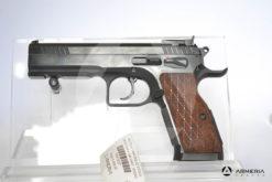 Pistola semiautomatica Tanfoglio modello Stock calibro 9x21 canna 5_ Sportiva Usata lato