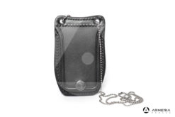 Porta placca in pelle Vega Holster nero 1WB