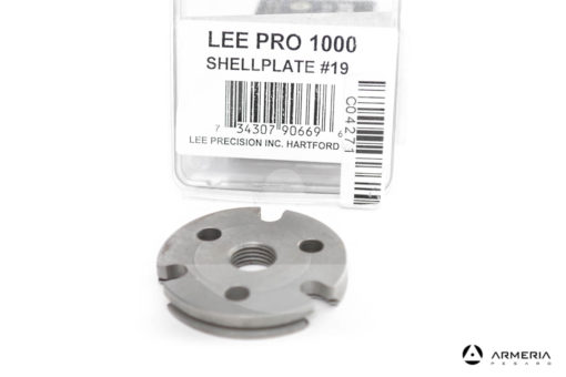 Posta bossoli Shellplate #19 per pressa Lee - Pro 1000