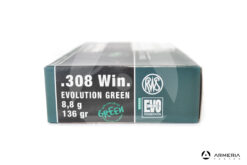 RWS Evolution Green calibro 308 Win 136 grani - 20 cartucce macro