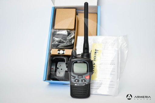 Radio trasmettitore walkie talkie Midland G9 PRO Dual Band vista 3