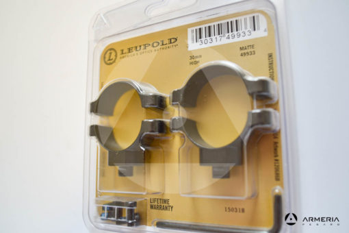Supporti ad anello Leupold QR quick release rings 30 mm high matte #49933-1