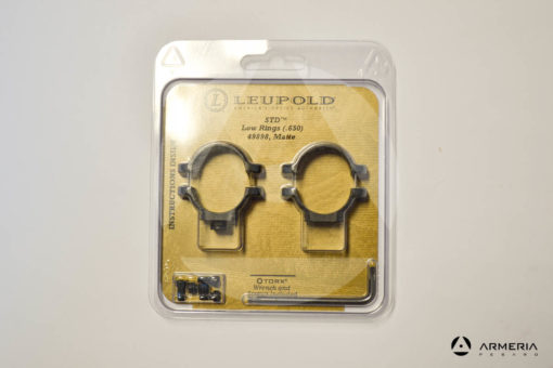 Supporti ad anello Leupold STD Standard Rings .650 low matte #49898-0