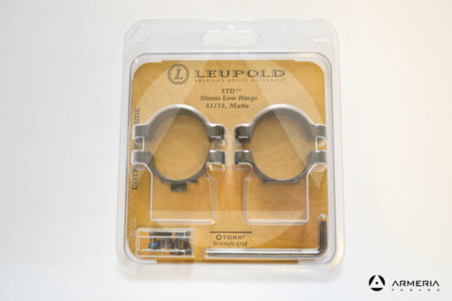 Supporti ad anello Leupold STD Standard Rings 30 mm low matte #51718-0