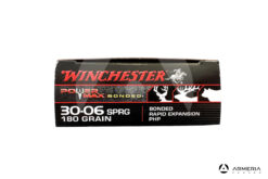 Winchester Power Max Bonded calibro 30-06 Springfield 180 grani  - 20 cartucce lato
