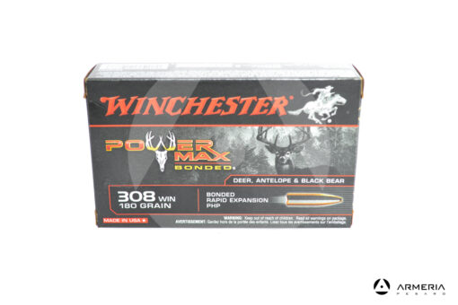 Winchester Power Max calibro 308 Win 180 grani - 20 cartucce