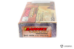 Barnes VOR-TX Ammunition calibro 243 Win 80 grani Tipped TSX BT 20 cartucce