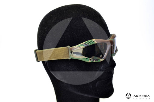 Occhiali tattici militari Virginia Tactical Outdoor Goggle mimetici lato