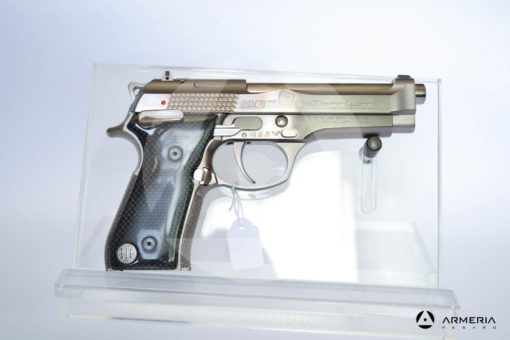 Pistola semiautomatica Beretta modello Billennium serie limitata calibro 9x21 canna 5" Comune calcio lato