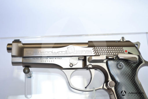 Pistola semiautomatica Beretta modello Billennium serie limitata calibro 9x21 canna 5" Comune calcio macro