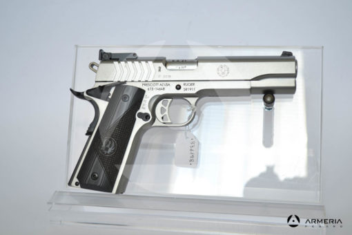 Pistola semiautomatica Ruger modello SR1911 calibro 9x21 con 1 caricatore canna 5" Sportiva lato