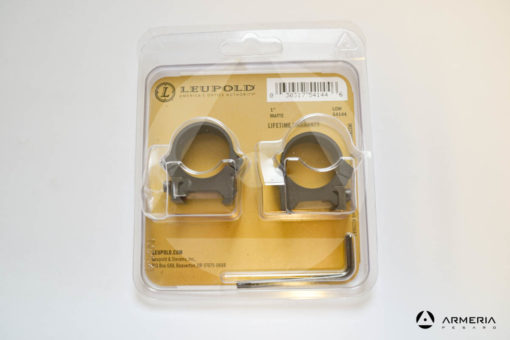 Supporti ad anello Leupold PRW Precision Rings 1" low matte #54144-0