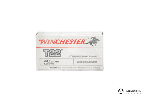 Winchester T22 calibro 22 LR Long Rifle - 40 grani - 50 cartucce