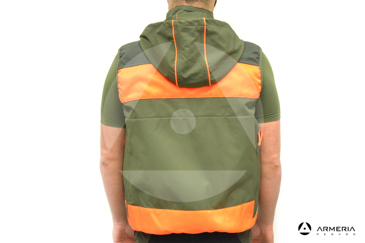 Gilet da caccia RS Hunting LV600 verde taglia L retro