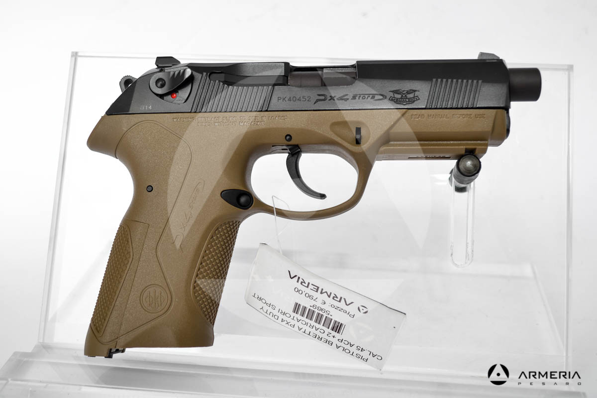 Pistola semiautomatica Beretta modello PX4 Storm Special Duty calibro 45 ACP Sportiva Canna 5" Pistola semiautomatica Beretta modello PX4 Storm Special Duty calibro 45 ACP Sportiva Canna 5"